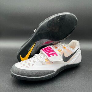 Nike Zoom Rotational 6 White Black Track & Field Throwing Shoes Men’s Size 9.5
